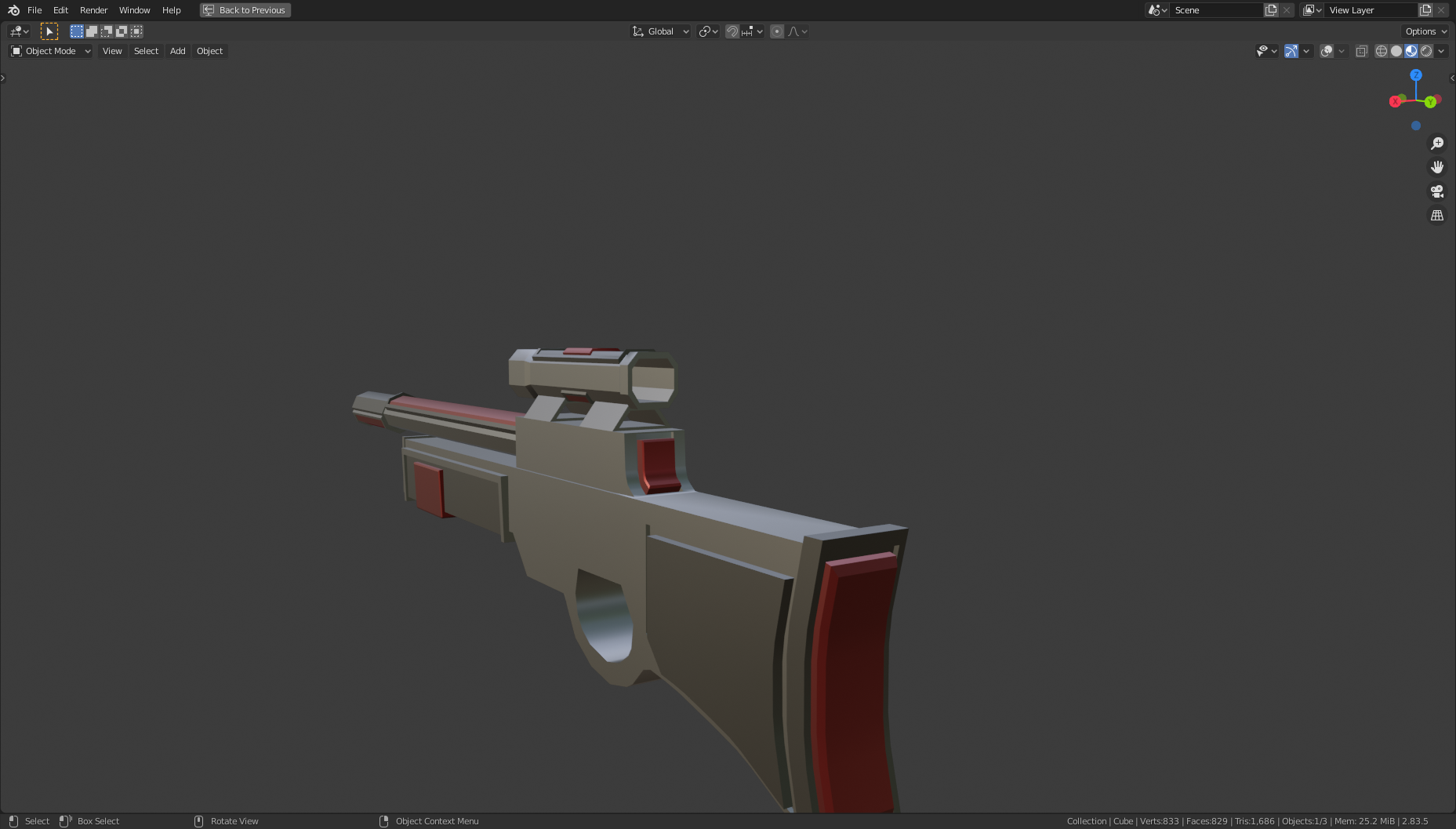 sci fi sniper rifle preview image 2
